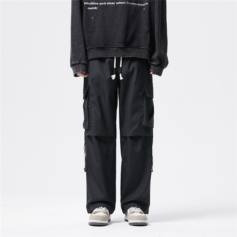 冲锋裤男春季裤子新款机能工装裤潮流宽松直筒休闲裤GK127-P45,男装工装外套,星座302B-2