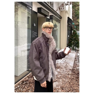 JY600-P97 座山雕毛绒绒高级感夹棉衣棉服 网图图片