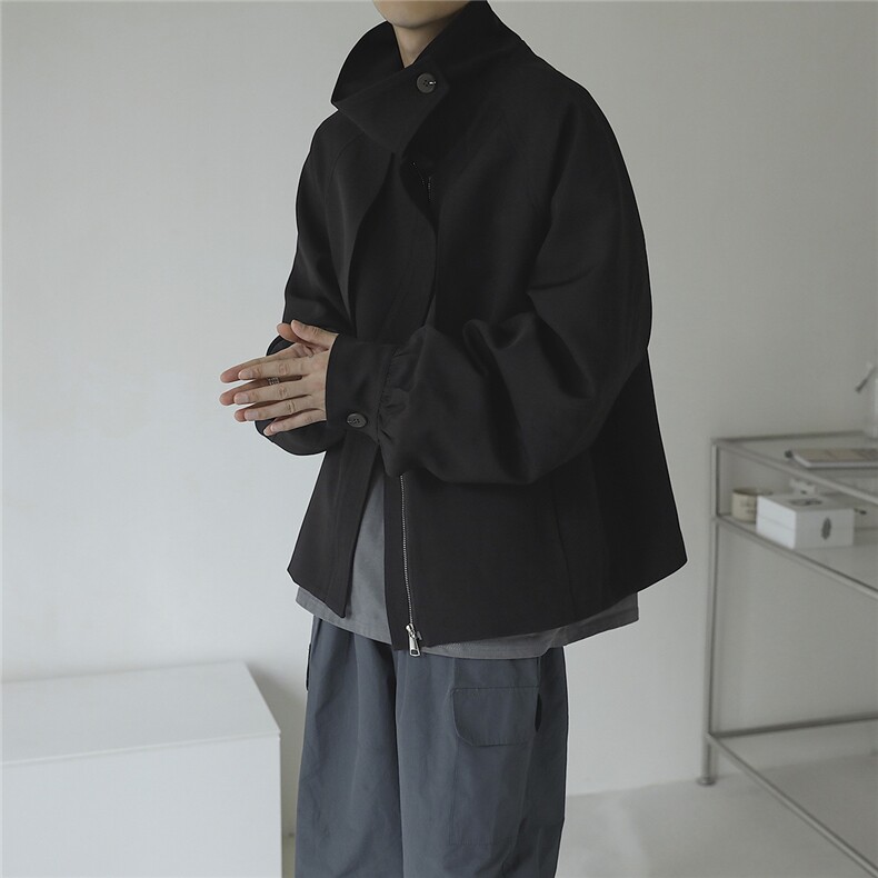 轻奢韩版秋装立领开衫夹克高领外套JK1003-P125,男装夹克,星座216(原A116)