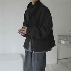 轻奢韩版秋装立领开衫夹克高领外套JK1003-P125，男装夹克，星座216(原A116)