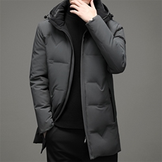 冬装新款中长款休闲羽绒服中年男士连帽可卸外套SNNYR862026-P310，男装羽绒服，电商B212（原钱塘6029）