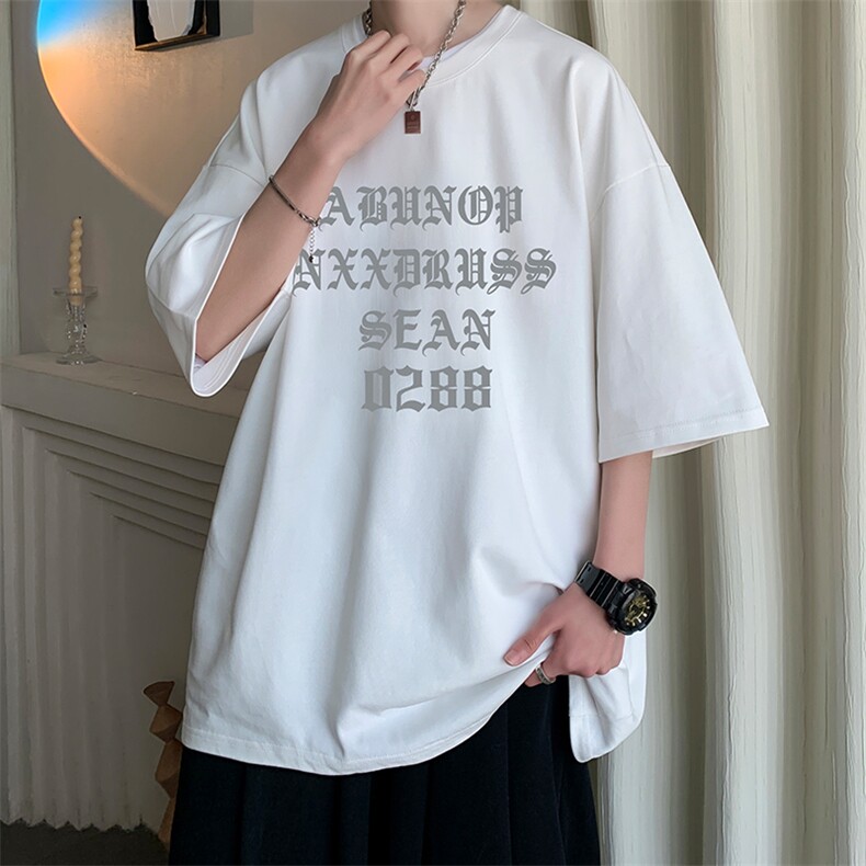 230g重磅纯棉短袖t恤男大码半袖半截袖DX17307-P20,男装T恤,电商A040