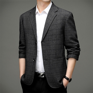 AWG-3钱塘2020-3中年男士时尚休闲商务春秋薄款西服外套货稳P127图片