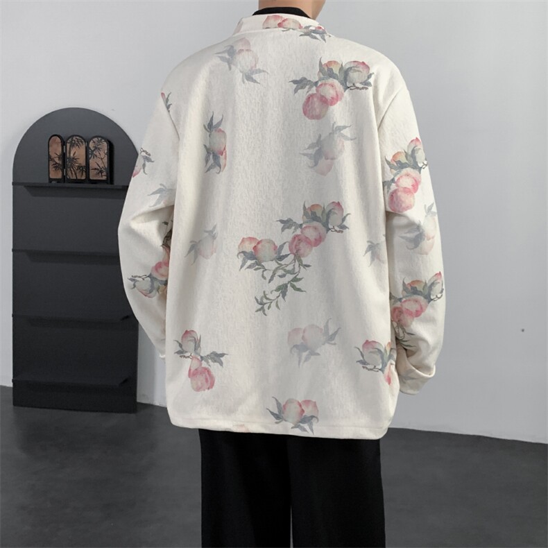2026春装新款风夹克外套新中式蟠桃唐装复古汉服2511-P128,男装夹克,电商A057
