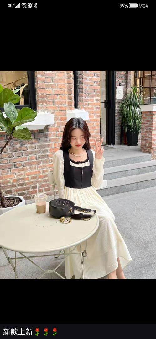 二件套连衣裙，女装连衣裙，时尚秀衣阁