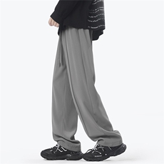 深度库存秋冬高克重休闲裤宽松拖地裤垂感小西裤K2675-特P32，男装西裤，电商A099