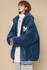 冬装学生中性风加绒加厚棉衣羊羔绒时尚外套男女917-P110控价158，男装棉衣，电商A441-1