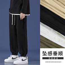 2023秋冬上新休闲百搭舒适卫裤K629特批35-加绒特批45，男装休闲裤，星座718-1