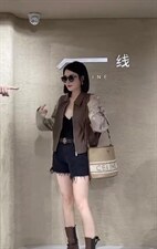 2022秋季新款设计感百搭小众休闲短款外套，其它，L·H·X