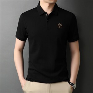 POLO衫男士短袖t恤翻领2023夏季新款潮牌休闲商务男装上衣，男装T恤，电商B212（原钱塘6029）