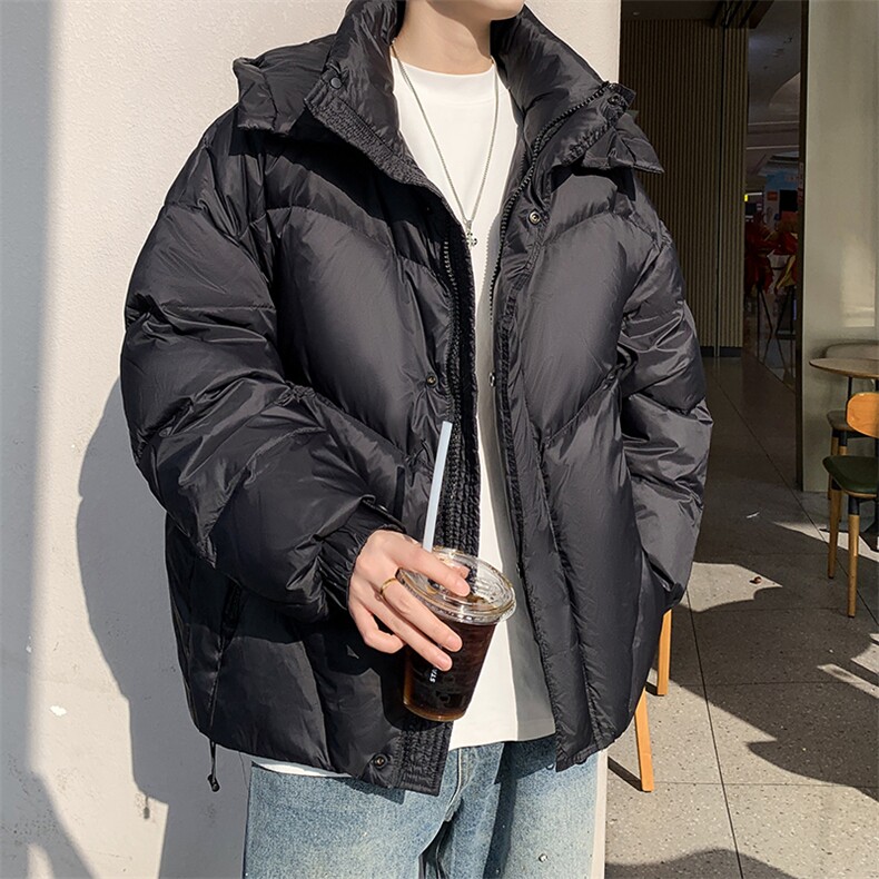 冬季新款90白鸭绒百搭男女羽绒服厚外套225-2-Y213-P255控318，男装羽绒服，星座225-2