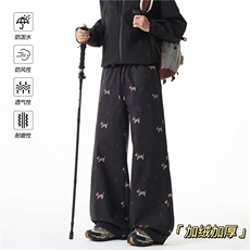 冬季新款美式满印三防加绒休闲冲锋裤B315-K25929JR-特p40控78，男装卫衣，电商B315