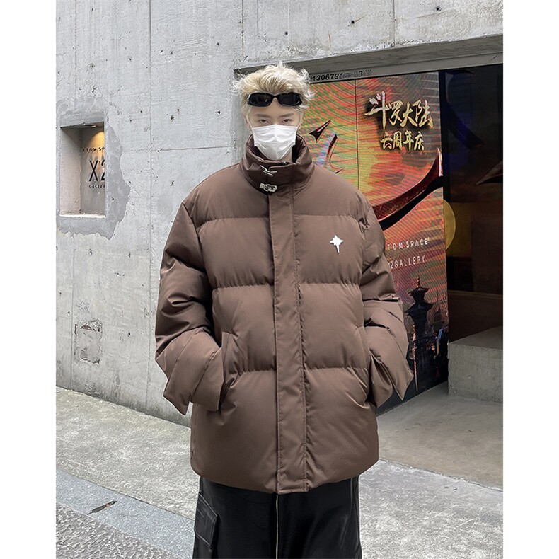 秋冬时尚百搭男女同款立领棉衣外套冬季M0239-P110,男装棉衣,星座308B-2