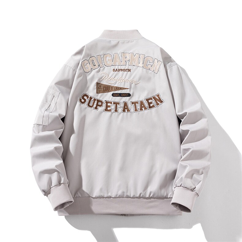 现货三色带帽可拆卸秋冬飞行服棉服情侣装夹克,男装夹克,电商A105