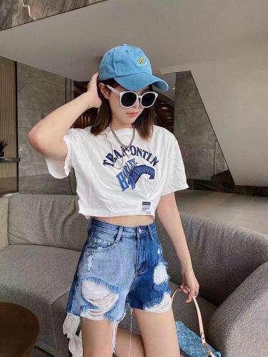 牛仔短裤工艺款，女装，可家 cutiesister