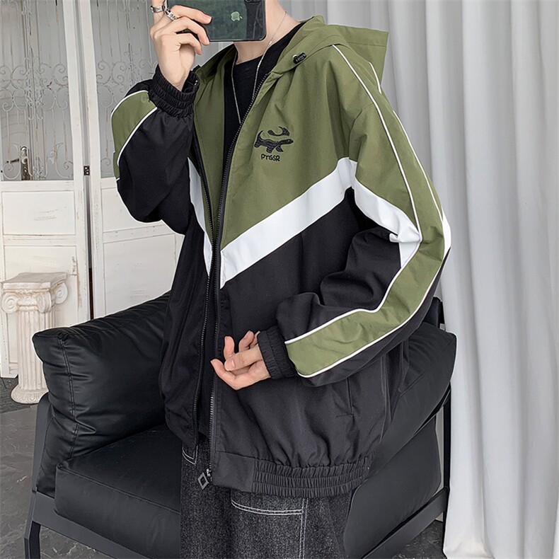20年秋季新款拼色水洗100%宽松外套第2套图DS-B293-F752-P85,男装夹克,电商A306