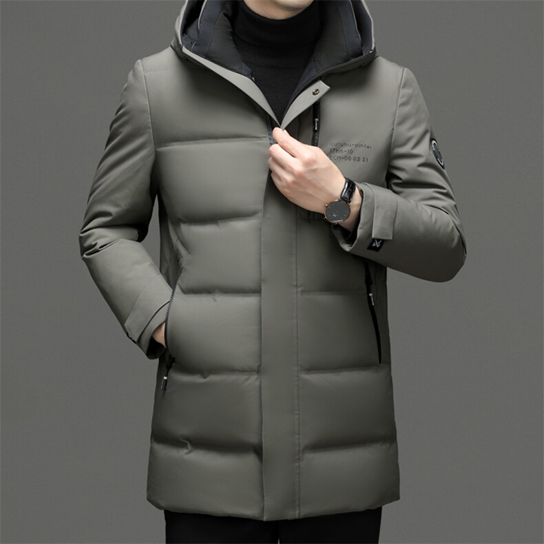 羽绒服男士新款秋冬季宽松休闲中青年保暖连帽外套FF2297-P265,男装羽绒服,星座1105-3