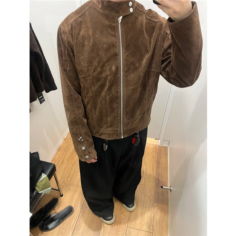 9226-P102 风灯芯绒刺绣夹克男2025新款复古潮牌宽松休闲图片