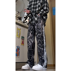 (自家图）档口现货～秋季迷彩树枝三条杠工装休闲裤K088P48，男装工装外套，星座1004-6