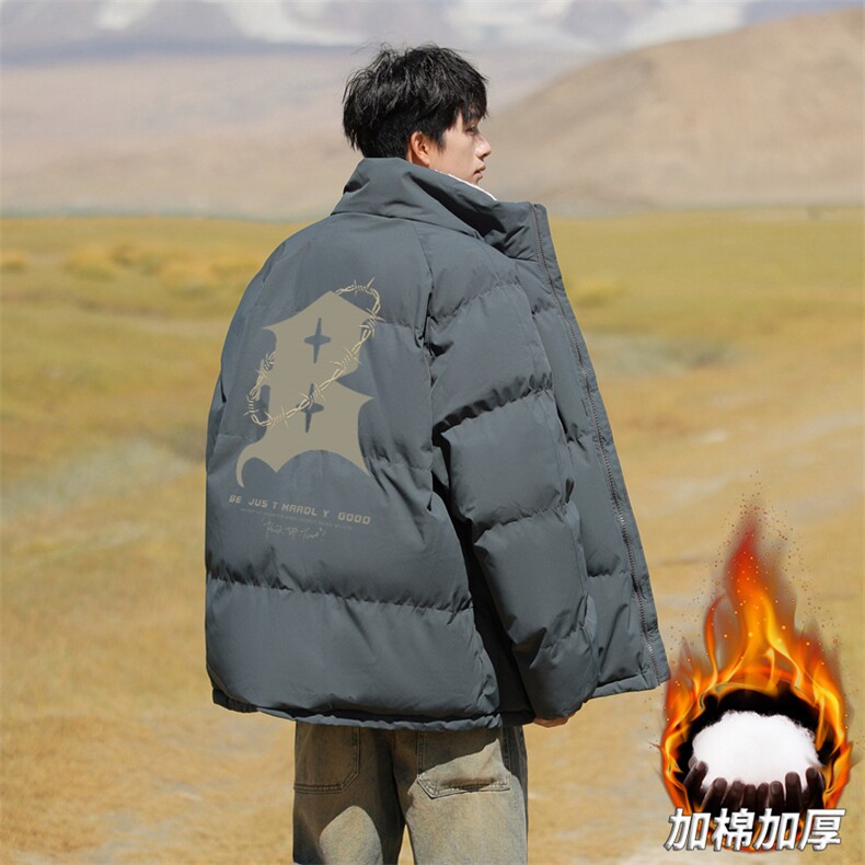 抖音得物品质深度库存三防面料加绒加厚棉衣外套冬棉服WM11103P85,男装棉衣,电商A486