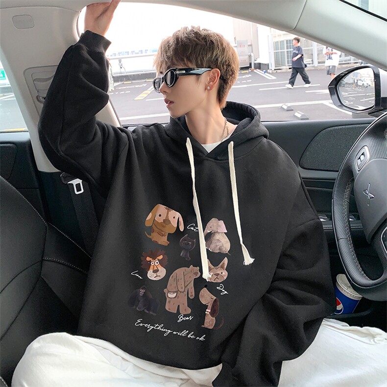 连帽卫衣男大码胖子帽衫大号运动服WY2444-P35,男装卫衣,电商A040