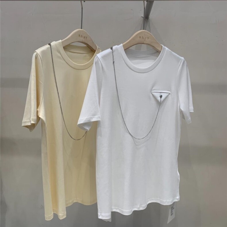 春季新品个性链子T,女装其它,BAIBIANYIYI