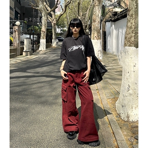 美式复古重磅纯棉欧美复古潮牌短袖t恤oversize小众七分袖图片