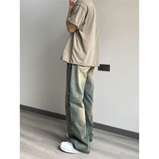 港风潮男新款牛仔裤潮高街潮流痞帅长裤NYX8029-P38，男装牛仔裤，星座208-5