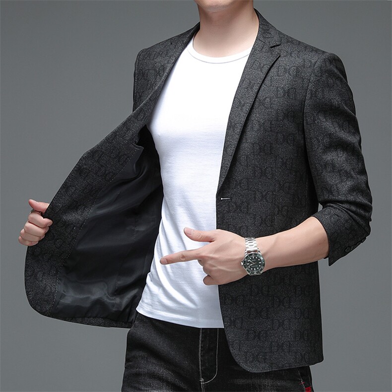 X3329钱塘2020-2中青年男士春秋季新款时尚休闲西服外套P150,男装西服,钱塘207-2
