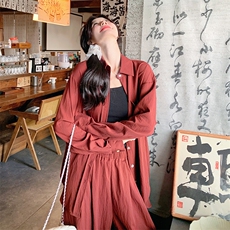 【现货】安可拉红时尚两件套装有买家秀2C301-8981-P155-K228，女装套装/套裙，2C301