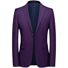 87882-1男士2023年春季新款长袖纯色西服便服正装小西装免烫P118，男装西服，电商B360