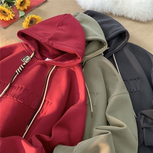 2025秋冬重磅高品质连帽卫衣P60控78加绒加厚390克奥利绒P65控88图片