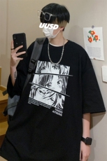 卡通休闲漫画短袖体恤D338A-T235-P28，男装T恤，电商D328