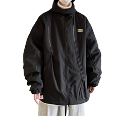 冲锋衣！衣男冬季冲锋衣男连帽服袄外套CFMY370-P95，男装棉衣，电商B371
