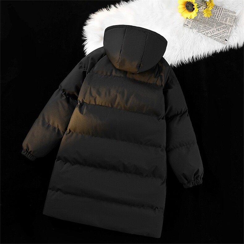 条纹长款防寒户外秋冬季棉服棉衣外套2025过膝棉袄 HZ8818-P108图片
