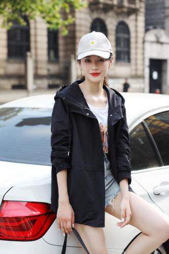 秋款风衣，女装风衣，红嘴鸥