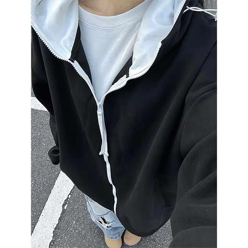 JY350-P49韩版新款圆领宽松上衣chic港风潮流卫衣网图,男装卫衣,星座1501-3