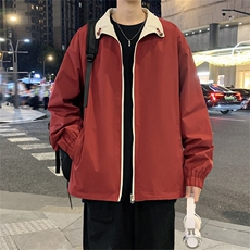 现货户外夹克男双面穿立领上衣外套支持二开JK836-P60，男装夹克，电商B306