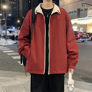 现货户外夹克男双面穿立领上衣外套 支持二开JK836-P60图片