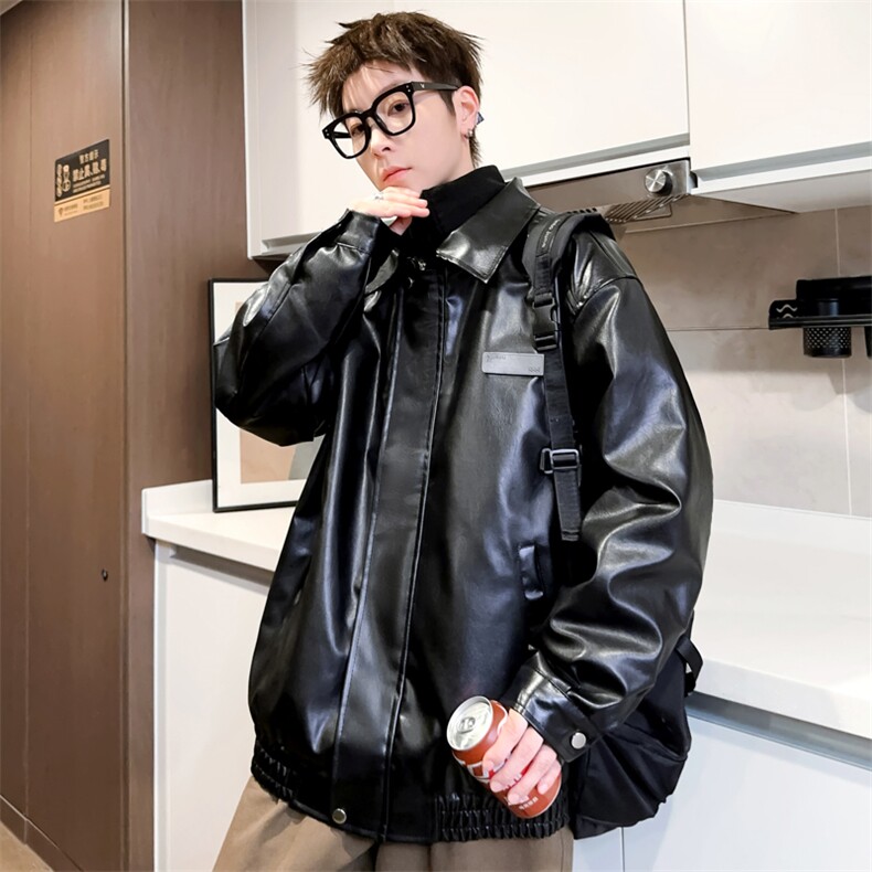 三合一加绒加厚皮棉衣男士贴标棉服棉袄翻领潮A266-PYT0061-P115图片