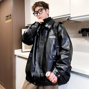 三合一加绒加厚皮棉衣男士贴标棉服棉袄翻领潮A266-PYT0061-P115图片