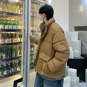 B266-C101-P138 23冬新款宽松休闲潮流假两件外套棉衣图片