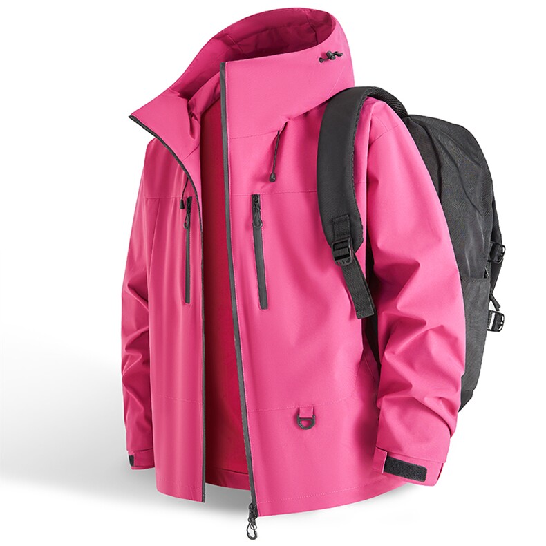 冲锋衣2025新款春秋季户外防风防水登山服外套女 A436-25008-P50图片