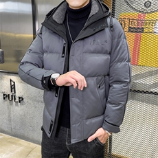 2023冬季男士连帽加厚保暖棉服中青年男装新款商务休闲棉衣外套，男装棉衣，电商B212（原钱塘6029）