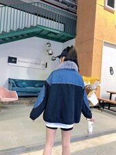 牛仔狐狸毛派克服拼爆版，其它，金地雪