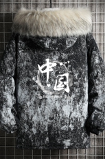 MC49134-P135日系潮衣男大码派克服男工装服外套袄网格，男装棉衣，电商A040A