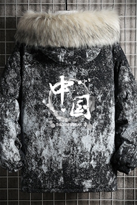 MC49134-P135 日系潮衣男大码派克服男工装服外套袄 网格图片