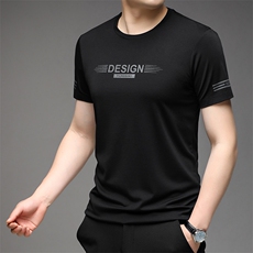 2022中青年夏季圆领时尚短袖t恤男休闲透气半袖男装薄体恤上衣P43，男装T恤，钱塘6003A(原)4033A