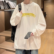 抖音得物供货量大从优可提供视频美式长袖T恤CT786特P25，男装T恤，电商A486-1