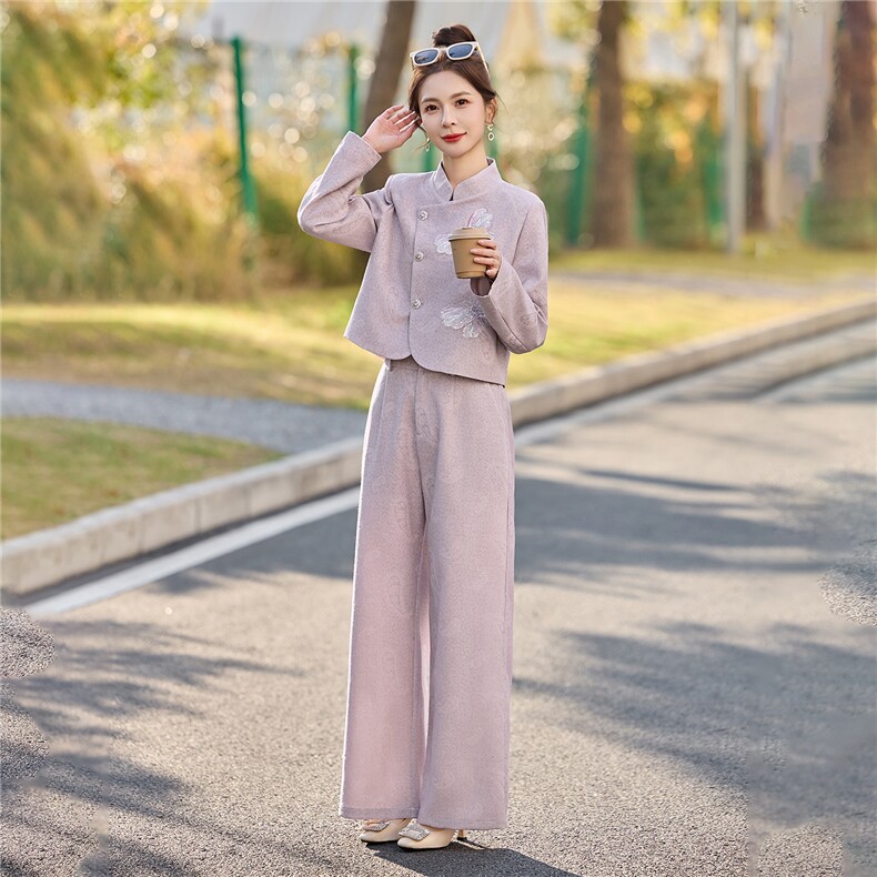 2026春季新款淑女气质御姐炸街两件套套装,女装套装/套裙,伊仟回
